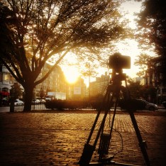 Shooting time lapses in Kenmore Square.